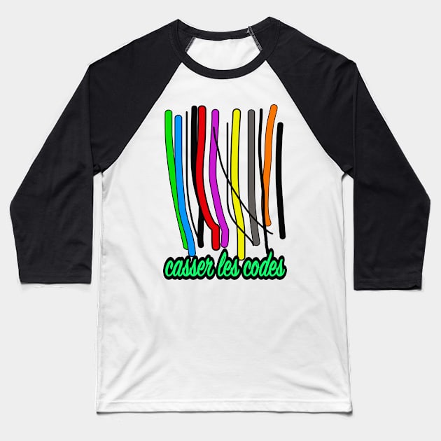 Be a rule breaker, BE DIFFERENT ! Baseball T-Shirt by esquisse